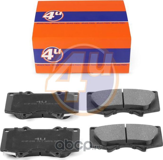 КОЛОДКИ ПЕР MITSUBISHI CELICA COUPE (_T18_) CELICA COUPE (_T20_) LAND CRUISER PR (4U). Артикул 4UBP0166