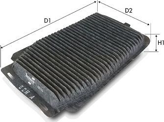 Салонный фильтр Tecneco Filters. Артикул AB109