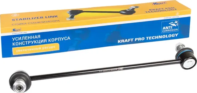 Тяга стабилизатора CHEVROLET LACETTI 05- перед.прав. (Kraft). Артикул KT202037