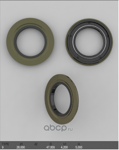 Сальник (Auto-GUR). Артикул AGS00113