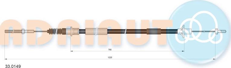 Трос сцепления Adriauto. Артикул 33.0149