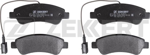 Тормозные колодки Zekkert. Артикул BS-1410