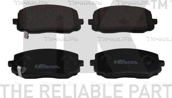 Тормозные колодки NK передние для Kia Picanto I 2004-2011. Артикул 223513