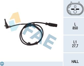 Датчик ABS FAE. Артикул 78112