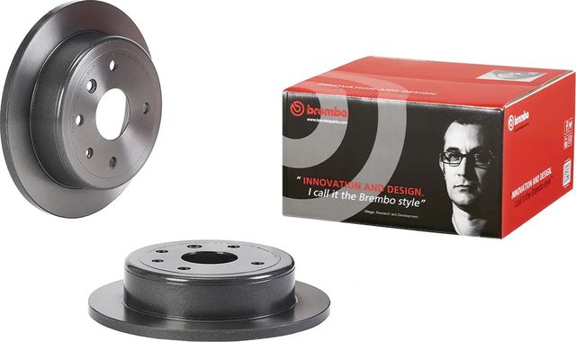 Тормозной диск Brembo PRIME LINE - UV Coated задний для Daewoo Evanda 2002-2005. Артикул 08.E764.11