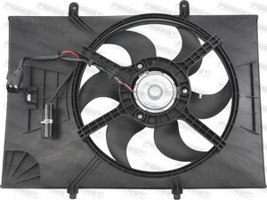 Вентилятор радиатора двигателя (в сборе) Febest для Great Wall Hover H5 2010-2017. Артикул 30650-006