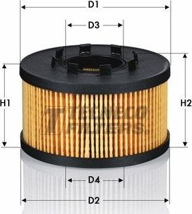 Масляный фильтр  Tecneco Filters. Артикул OL0124E