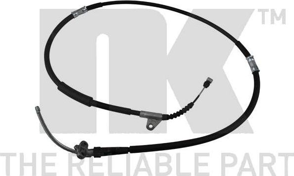 Трос ручника (тросик ручного тормоза) NK. Артикул 904590