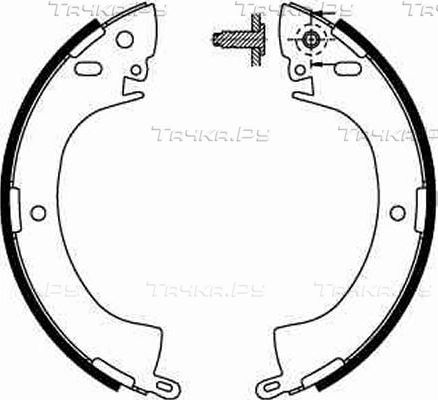 Тормозные колодки TRW задние для Mitsubishi L300 I 1981-1994. Артикул GS8185