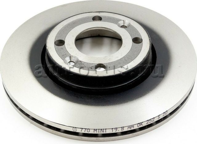 Тормозной диск Renault передний для Renault Megane II 2002-2009. Артикул 402067025R