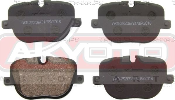 Тормозные колодки Akyoto Packing AKYOTO. Артикул AKD-25205