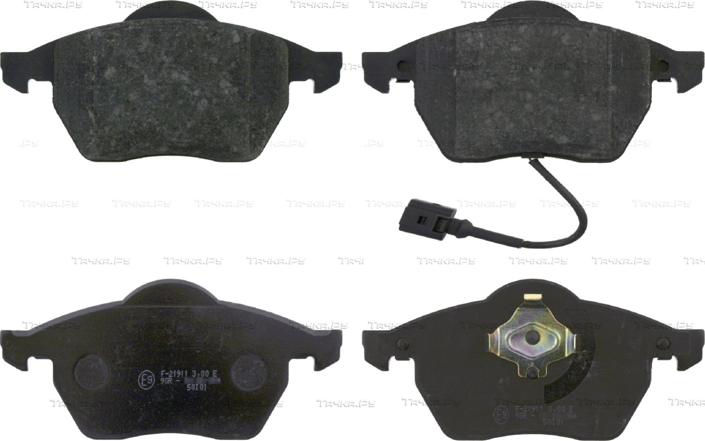 Тормозные колодки Febi Bilstein передние для SEAT Ibiza III 2002-2009. Артикул 16334
