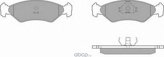 Колодки тормозные дисковые (Simer) Simer. Артикул 454