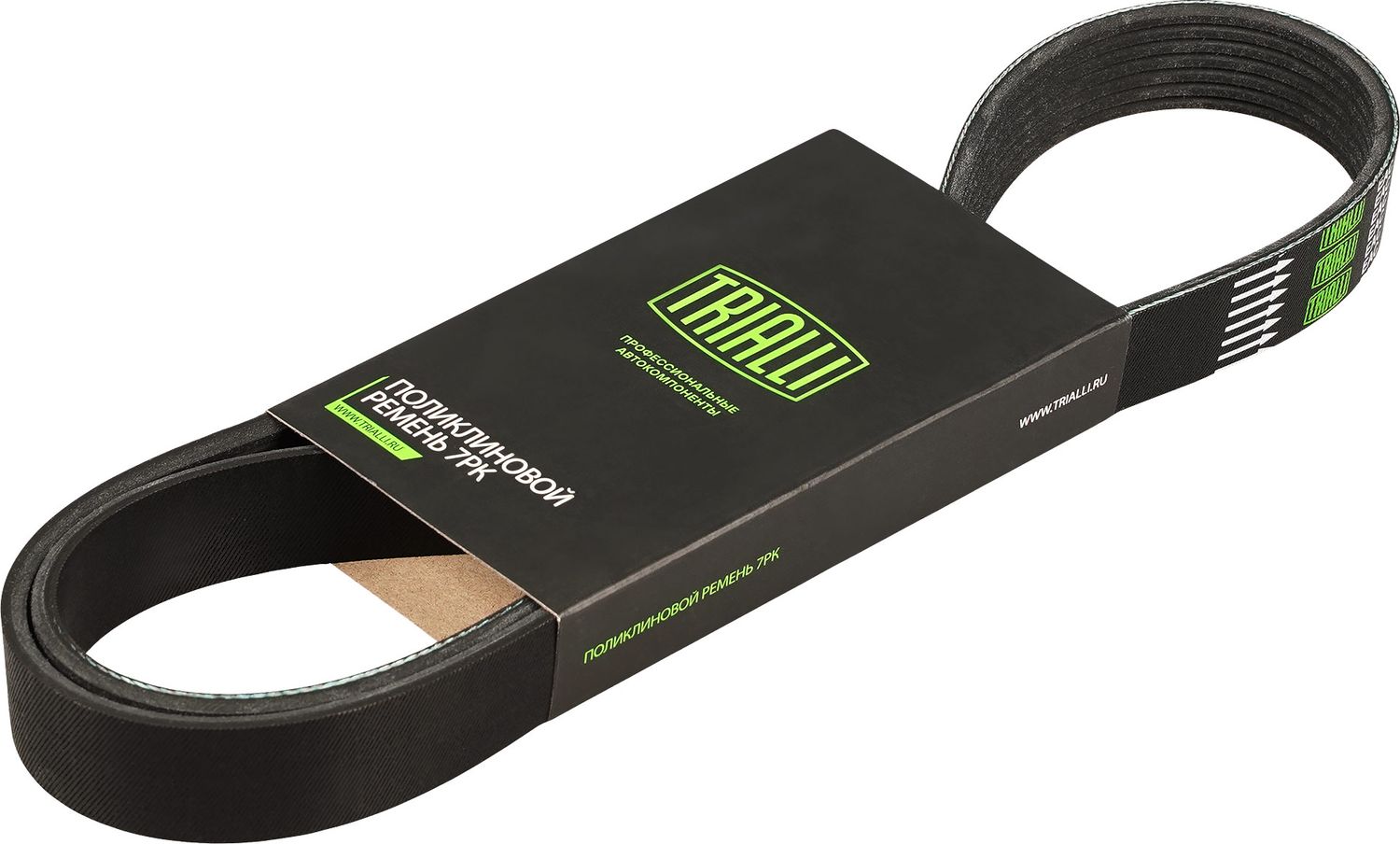 Приводной ремень поликлиновой Trialli (EPDM (Этилен-пропиленовый каучук)). Артикул 7PK1165
