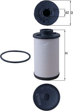 Фильтр АКПП Mahle-Knecht. Артикул HX 132D