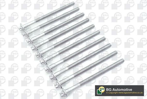 Комплект болтов ГБЦ BGA. Артикул BK3387