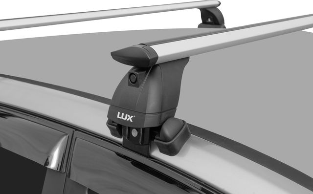 Багажник на крышу LUX креп. за дверные проемы для Hyundai Elantra VII седан 2020-2023 (Аэро-трэвэл дуги). Артикул 846059-790289-798094