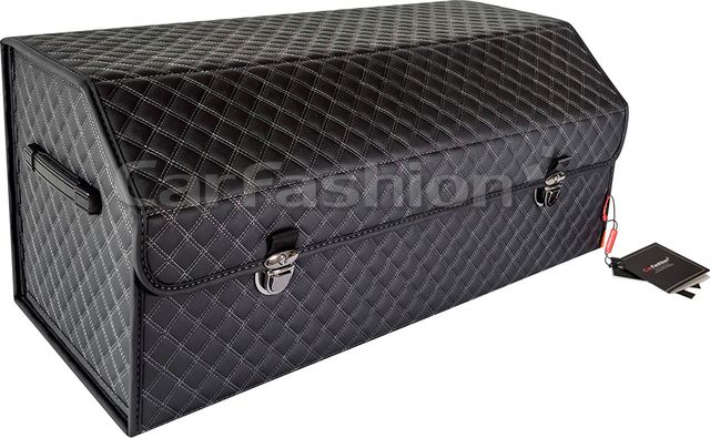 Органайзер CarFashion в багажник TREVEL L Черный/Темно-серый. Артикул 45041