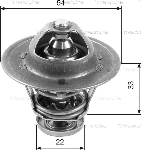 Термостат Gates для Mazda 323 VI (BJ) 1994-1996. Артикул TH22285G1