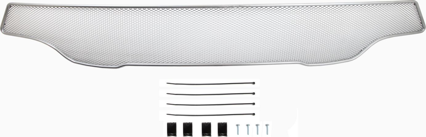 Сетка Arbori на решётку бампера, хром 10 мм для Renault Sandero Stepway II рестайлинг 2018-2026. Артикул 01-431818-102