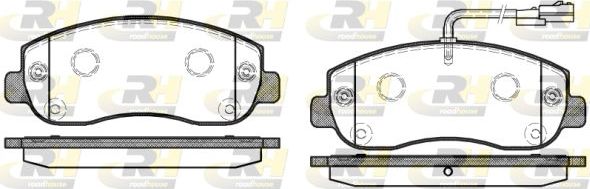 Тормозные колодки RoadHouse передние для Opel Movano III 2010-2026. Артикул 21449.01