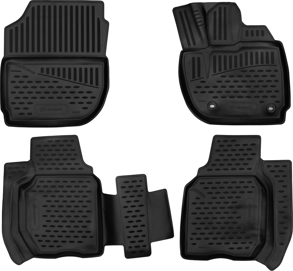 Коврики Element 3D для салона Honda Fit хэтчбек (Европа) правый руль 2013-2026. Артикул ELEMENT3D1843210k