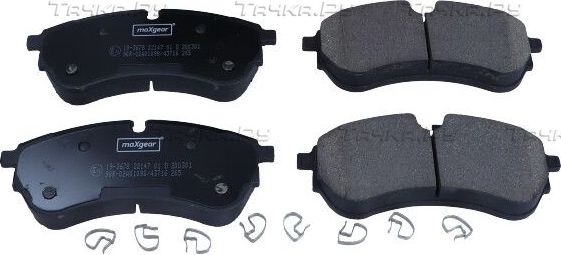 Тормозные колодки MaXgear передние для MAN TGE 2016-2026. Артикул 19-3678