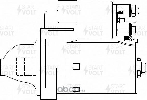 Стартер StartVOLT для BMW 3 IV (E46) 1997-2007. Артикул LSt 2623