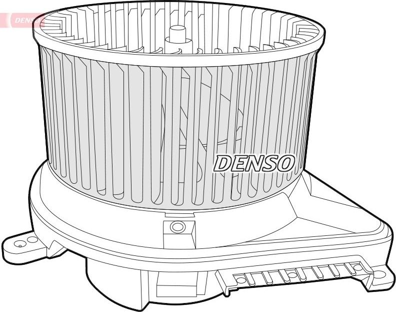 Вентилятор, мотор печки (отопителя) салона Denso. Артикул DEA17031