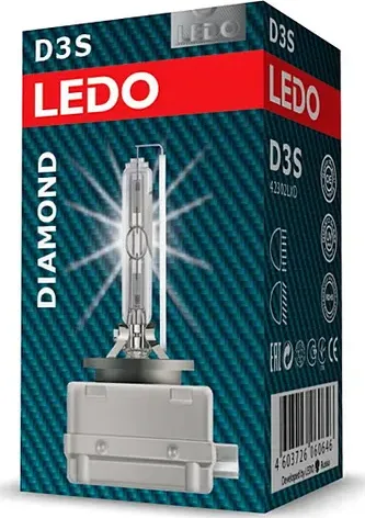 Лампа D3S 5000К LEDO Diamond. Артикул 42302lxd
