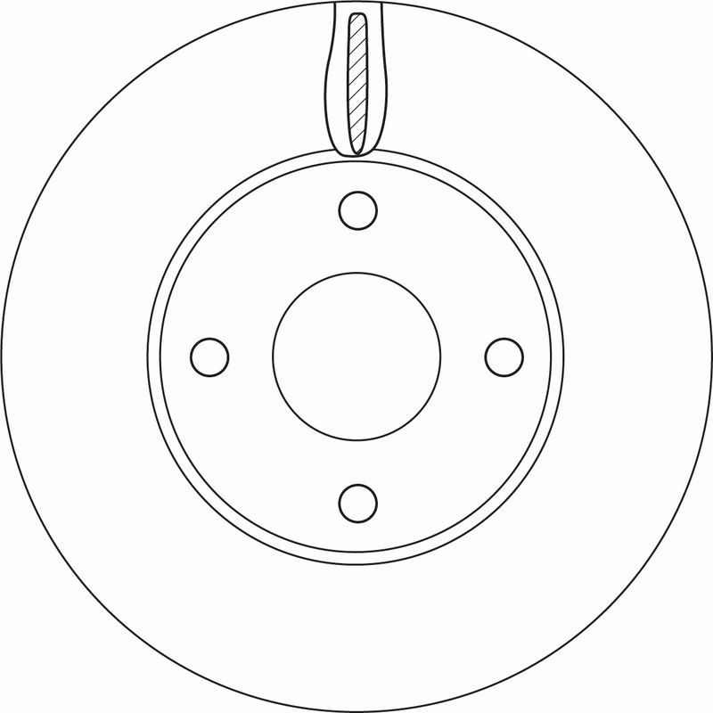 Тормозной диск TRW. Артикул DF6593