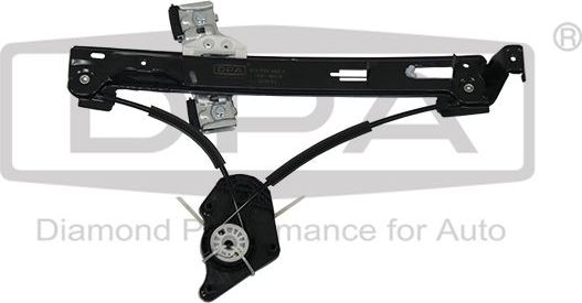 Стеклоподъемник DPA задний правый для SEAT Ibiza IV 2008-2017. Артикул 88391493402