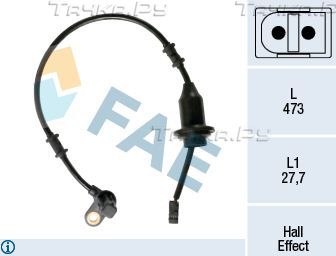 Датчик ABS FAE. Артикул 78397