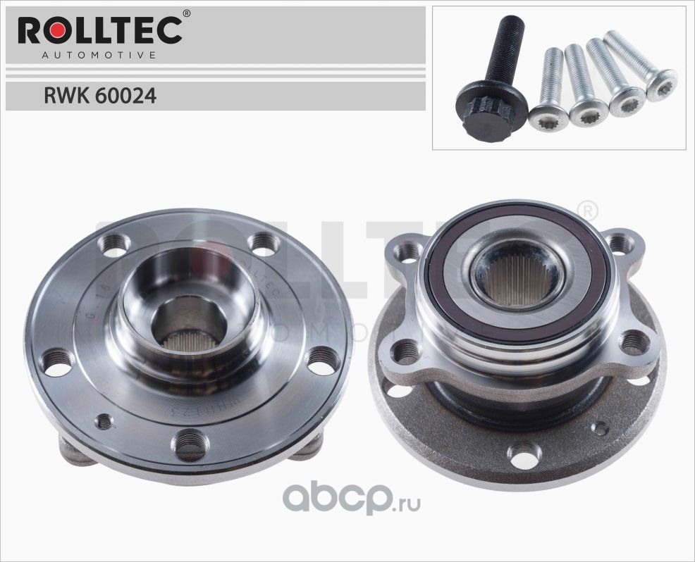 Подшипник ступицы (Rolltec). Артикул RWK60024