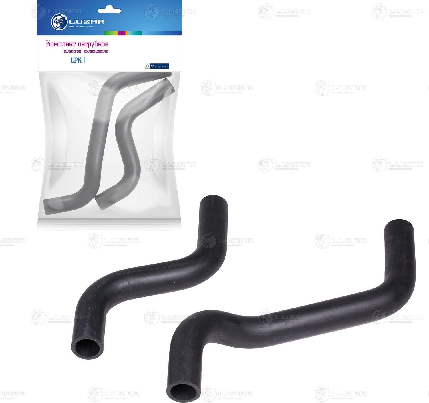 Патрубок радиатора (системы охлаждения) Luzar. Артикул LPK 0801