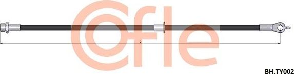 Тормозной шланг Cofle передний левый для Toyota Echo 1999-2005. Артикул 92.BH.TY002