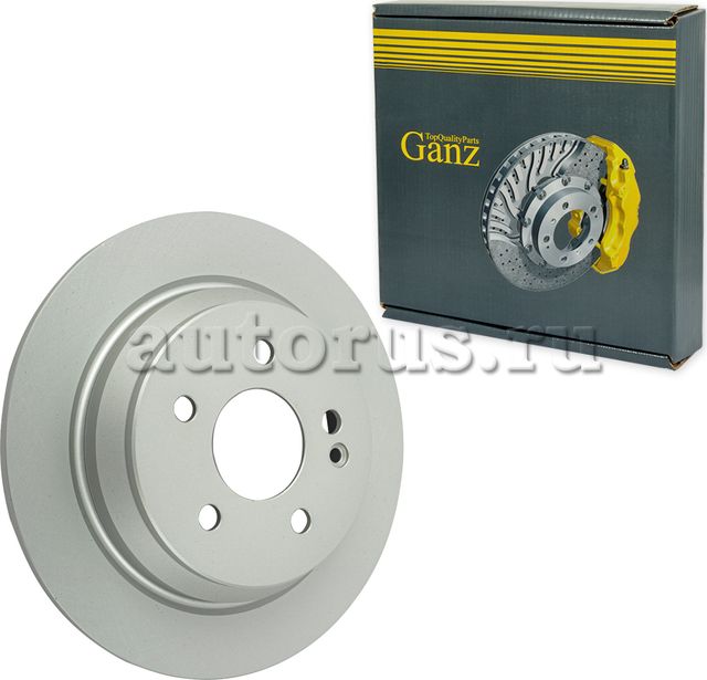 Диск тормозной задний с покрытием (Ganz). Артикул GIJ06136