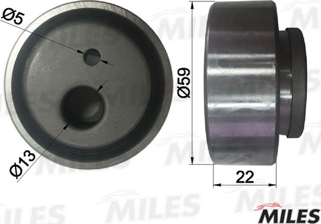 Натяжной ролик (натяжитель) ремня ГРМ Miles. Артикул AG02039