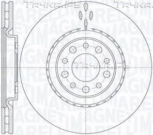 Тормозной диск Magneti Marelli. Артикул 361302040446