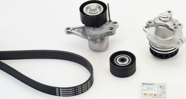 Комплект поликлинового ремня  с водяным насосом) OPEL: MOVANO B ContiTech. Артикул 7PK1970WP1