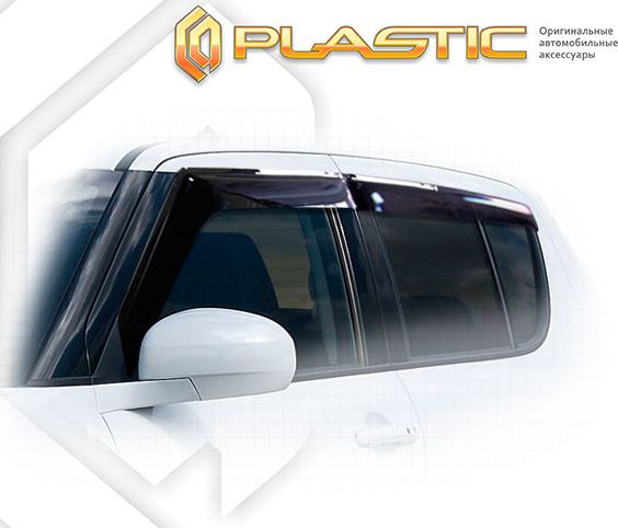Дефлекторы СА Пластик для окон (Classic полупрозрачный) Suzuki Swift 2011-2017. Артикул 2010030307183