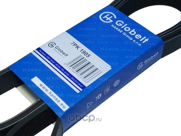 Ремень приводной поликлиновой 7PK1905 FORD SCORPIO II, FORD SCORPIOII, TOYOTA CA (Globelt). Артикул 7PK1905