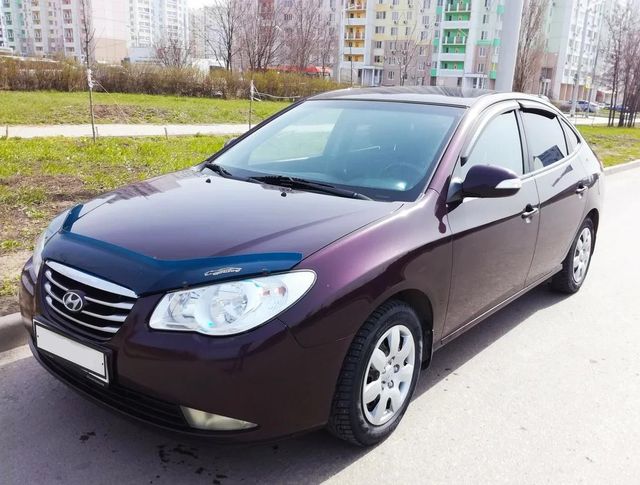 Дефлектор Vip-Tuning для капота Hyundai Elantra IV 2006-2011. Артикул HYD16