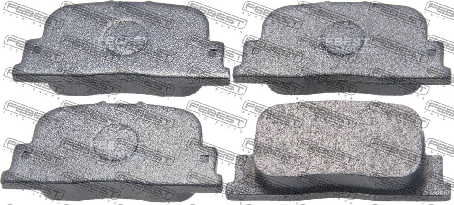 Тормозные колодки Febest. Артикул 0101-MCV20R