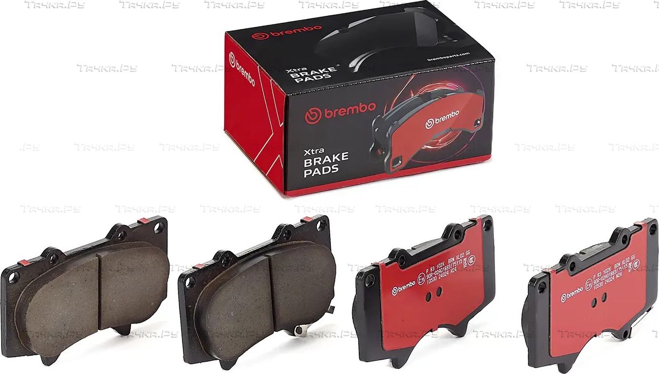 Тормозные колодки Brembo XTRA LINE передние для Lexus LX 570 2007-2021. Артикул P 83 102X