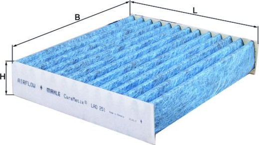 Салонный фильтр Mahle CareMetix® для Smart Forfour I ((W454) 2004-2006. Артикул LAO 251