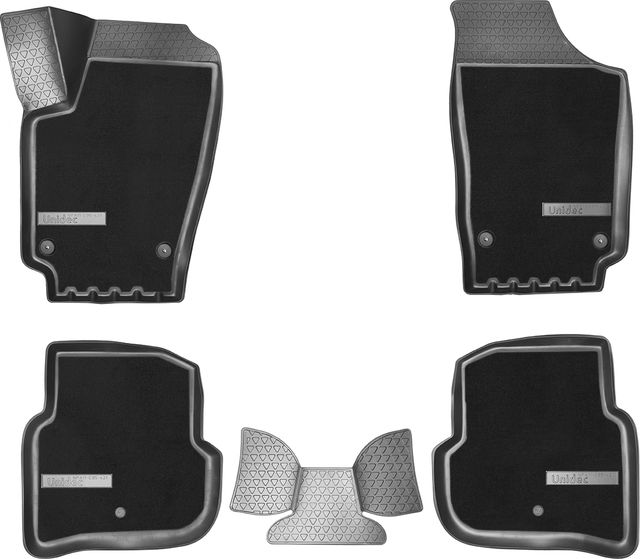 Коврики 3D комбинированные Норпласт для салона Volkswagen Polo V седан 2010-2026. Артикул NPA11-C95-421-CM