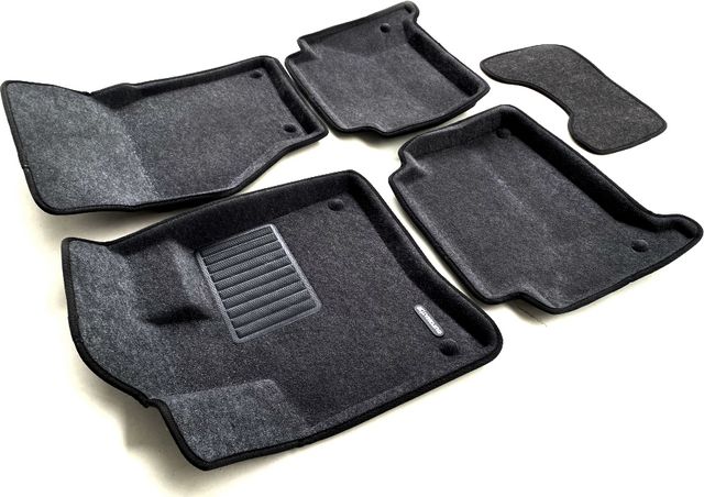 Коврики текстильные Euromat 3D Business для салона Audi Q7 I 2005-2014 СЕРЫЕ. Артикул EMC3D-001105G