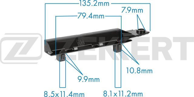 Клипса Zekkert. Артикул BE-3558