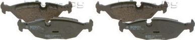 Тормозные колодки Bosch (Low-Metallic) задние для BMW 6 I (E24) 1982-1989. Артикул 0 986 466 751